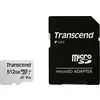 Transcend Premium 300S Carte microSDXC 512 GB Class 10, UHS-I, UHS-Class 3, v30 Video Speed Class, A1 Application Performance Class avec adaptateur SD