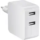 VOLTCRAFT SPS-2400/2+WH-N Chargeur USB 24 W 2x USB-A blanc intérieure