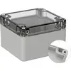 TRU COMPONENTS TC-9065448 Boîtier d'extérieur 82 x 80 x 55 Polycarbonate gris clair (RAL 7035) 1 pc(s)