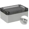 TRU COMPONENTS TC-9065456 Boîtier d'extérieur 120 x 80 x 55 Polycarbonate gris clair (RAL 7035) 1 pc(s)