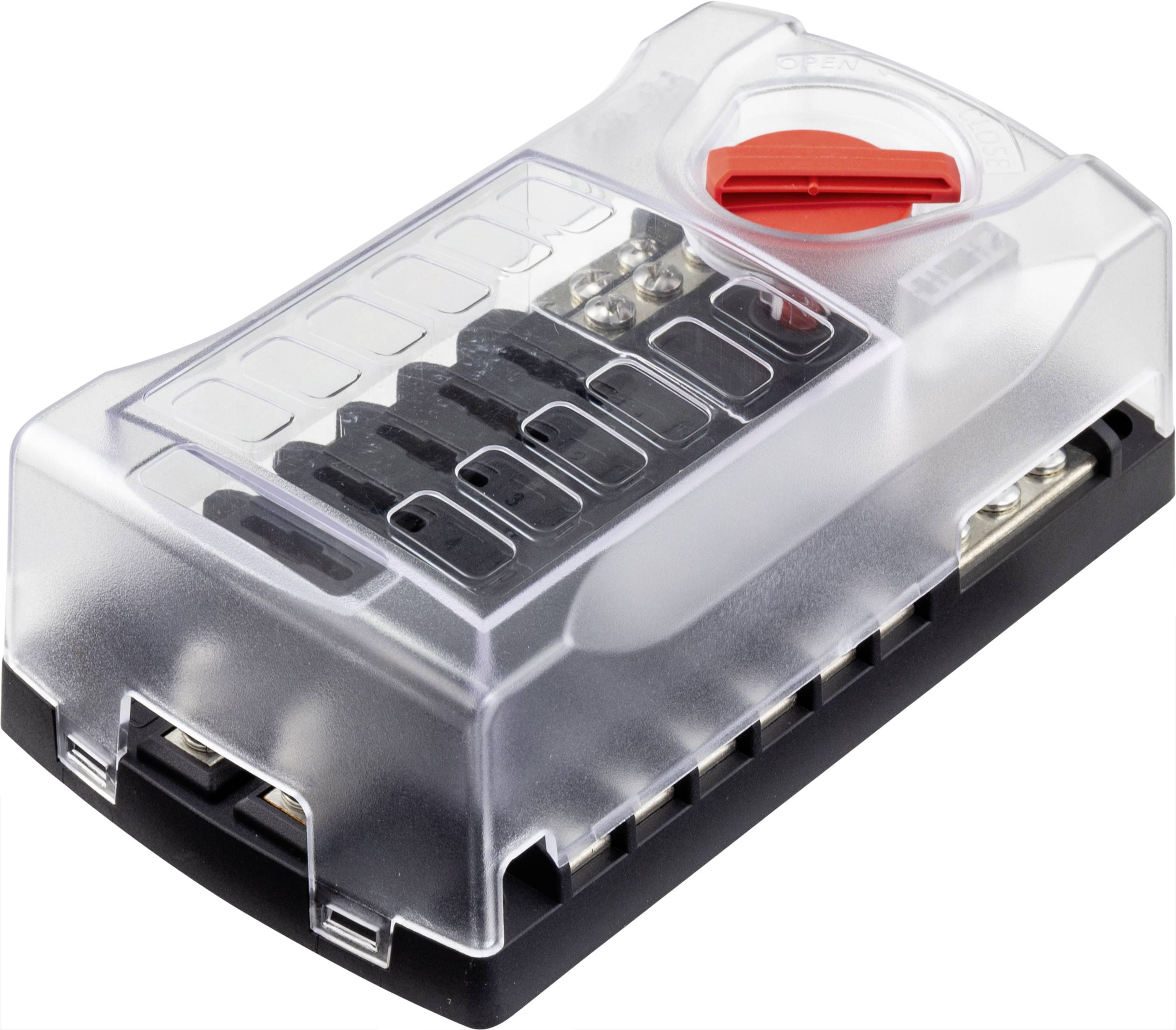 TRU COMPONENTS TC-9067936 Porte-fusible pour automobile Adapté pour (fusibles) fusible plat standard 30 A 32 V/DC 1 pc(s