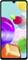 Un smartphone dont l'écran affiche des bonbons colorés et des boules flottantes sur un fond bleu.