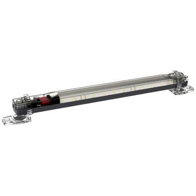 Module d'éclairage LED cylindrique long, avec des embouts transparents, adapté aux applications industrielles.