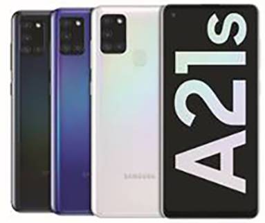 Samsung Galaxy A21s Smartphone 32 GB 16.5 cm (6.5 pouces) blanc Android™ 10 double SIM-1