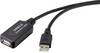 Renkforce Câble USB USB 2.0 USB-A mâle, USB-A femelle 10.00 m noir actif avec amplification du signal RF-4535084