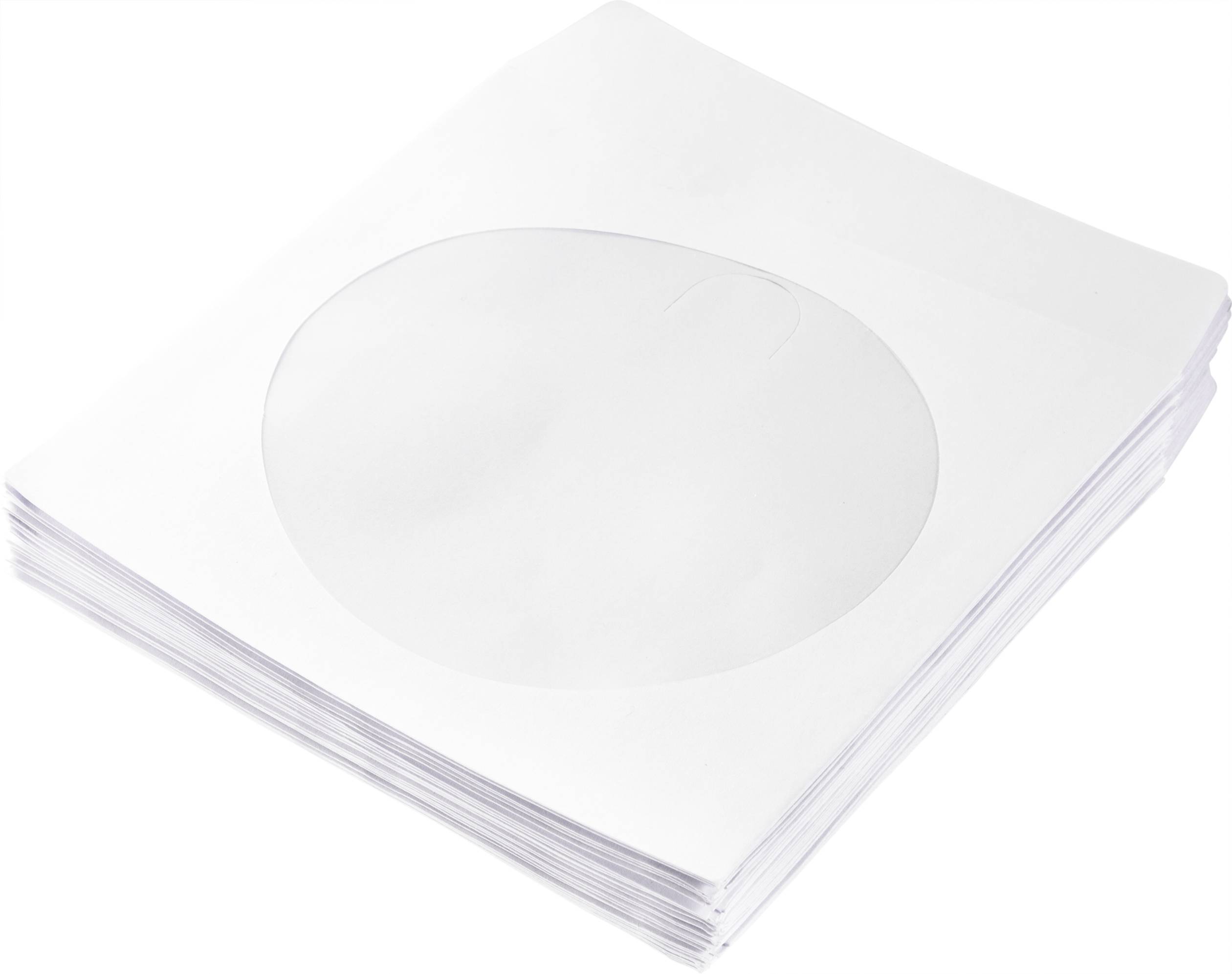 Une pile de feuilles blanches avec une étiquette ronde découpée au centre.