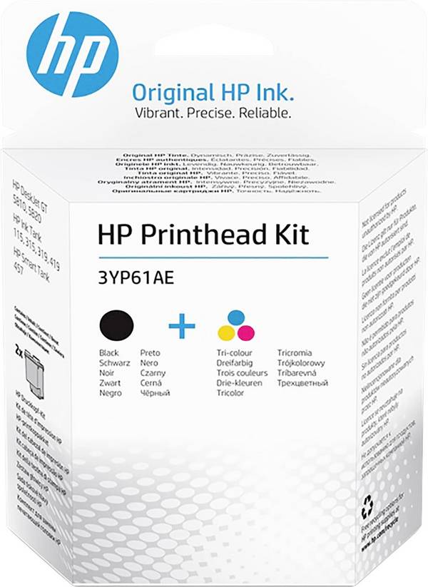 HP Encre Tête d'impression 3YP61AE 3YP61AE d'origine noir, cyan, magenta, jaune