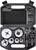 Un coffret de couronnes de forage dans un étui noir. Contient différentes tailles de couronnes de forage pour une utilisation avec des outils électriques.