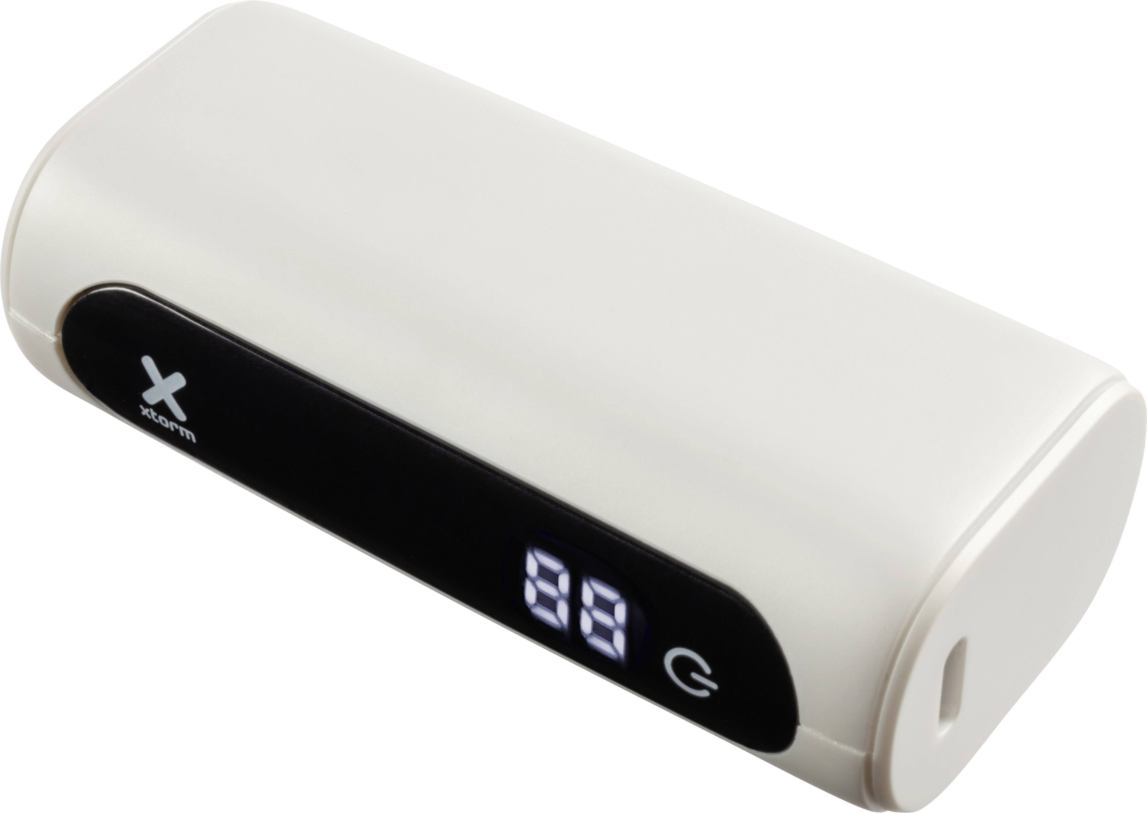 Xtorm by A-Solar Go5000 Powerbank (batterie supplémentaire) 5000 mAh LiPo blanc arctique affichage du statut-9