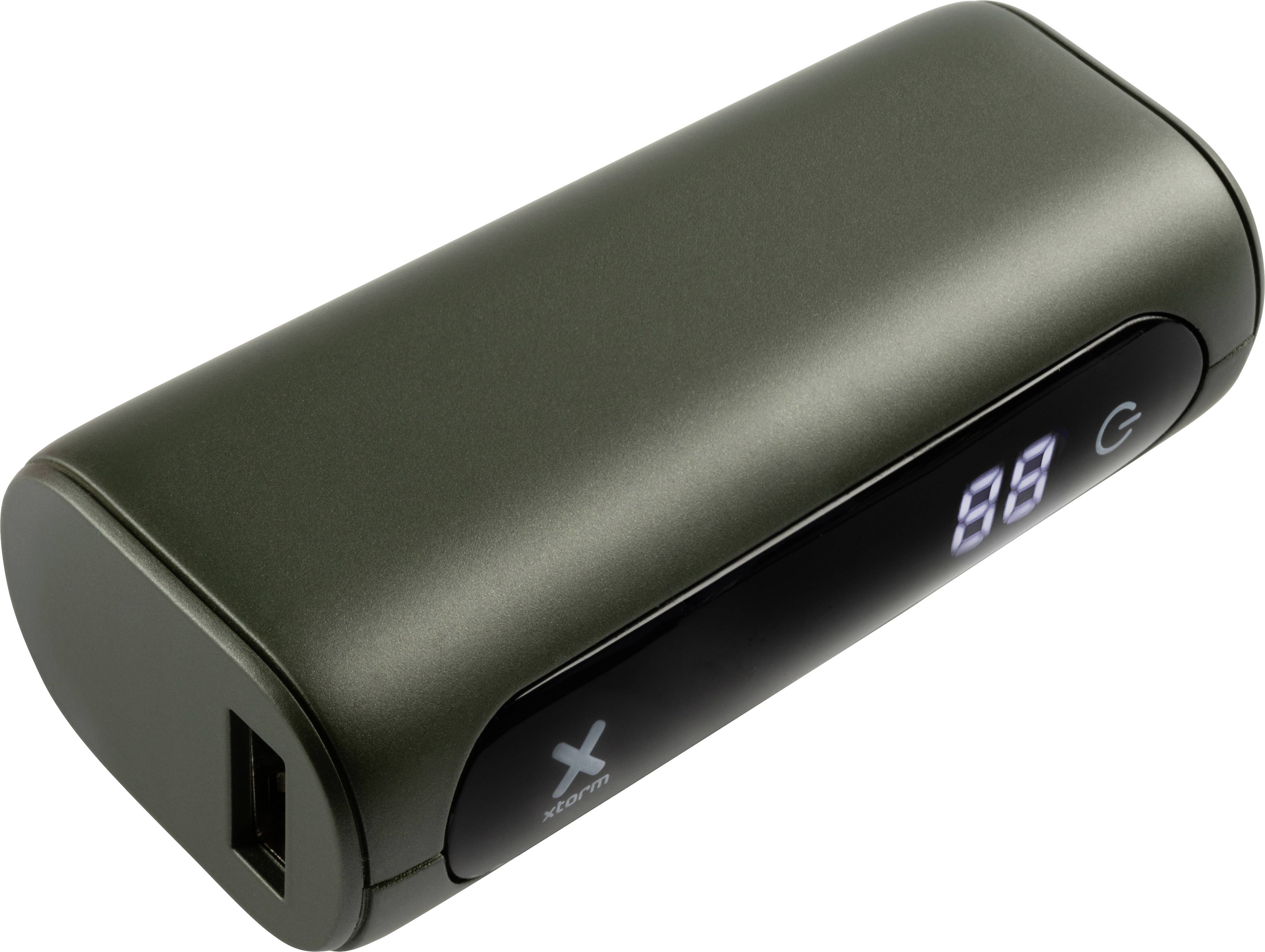 Xtorm by A-Solar Go5000 Powerbank (batterie supplémentaire) 5000 mAh LiPo vert foncé Affichage du statut-3