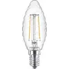 Philips LED 76235300 LED CEE E (A - G) E14 forme de flamme 2 W = 25 W blanc chaud (Ø x H) 3.5 cm x 9.7 cm à filament 1 pc(s)