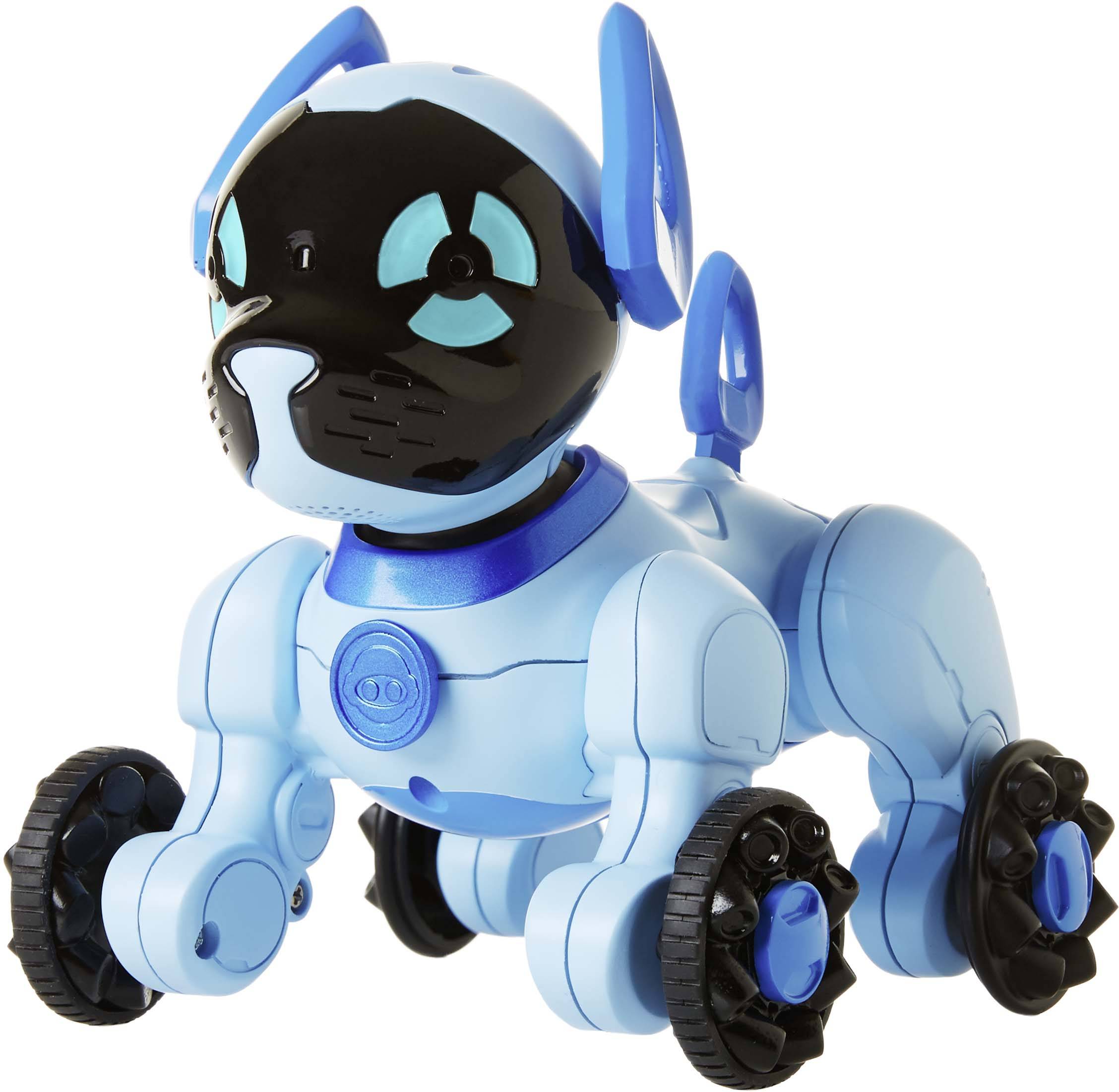 Электрическая собака купить. Робот WOWWEE Chippies. Робот собака WOWWEE Chip. Робот WOWWEE Chippies 2804-3818 (Blue). Робот WOWWEE собачка Чиппи.