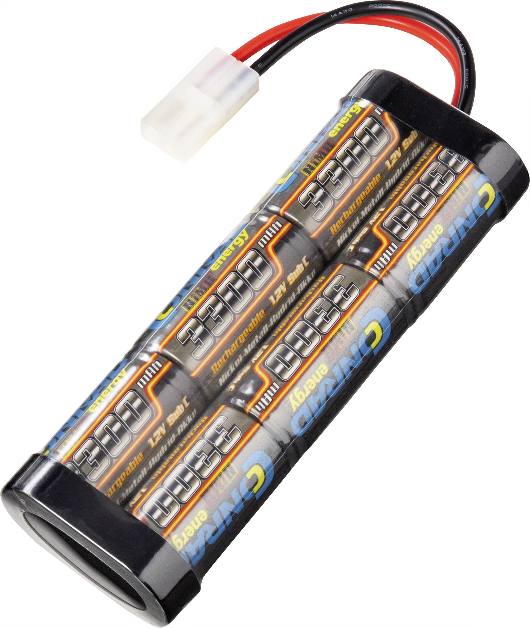 Batterie NiMH 7,2 V (3300 mAh) avec connecteur Tamiya