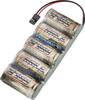Conrad energy Pack de batterie (NiMh) 6 V 3700 mAh side by side JR