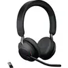 Jabra Evolve2 65 MS Micro-casque supra-auriculaire Bluetooth Stereo noir volume réglable, affichage de la charge de la batterie, mise en sourdine du microphone téléphone
