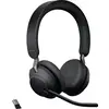 Jabra Evolve2 65 UC Micro-casque supra-auriculaire Bluetooth Stereo noir volume réglable, affichage de la charge de la batterie, mise en sourdine du microphone téléphone