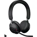 Jabra Evolve2 65 MS Micro-casque supra-auriculaire Bluetooth Stereo noir volume réglable, affichage de la charge de la b