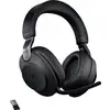 Jabra Evolve 2 85 Micro-casque supra-auriculaire Bluetooth, filaire Stereo noir Suppression du bruit du microphone volume réglable, affichage de la charge de la batterie, mise en sourdine du microphone