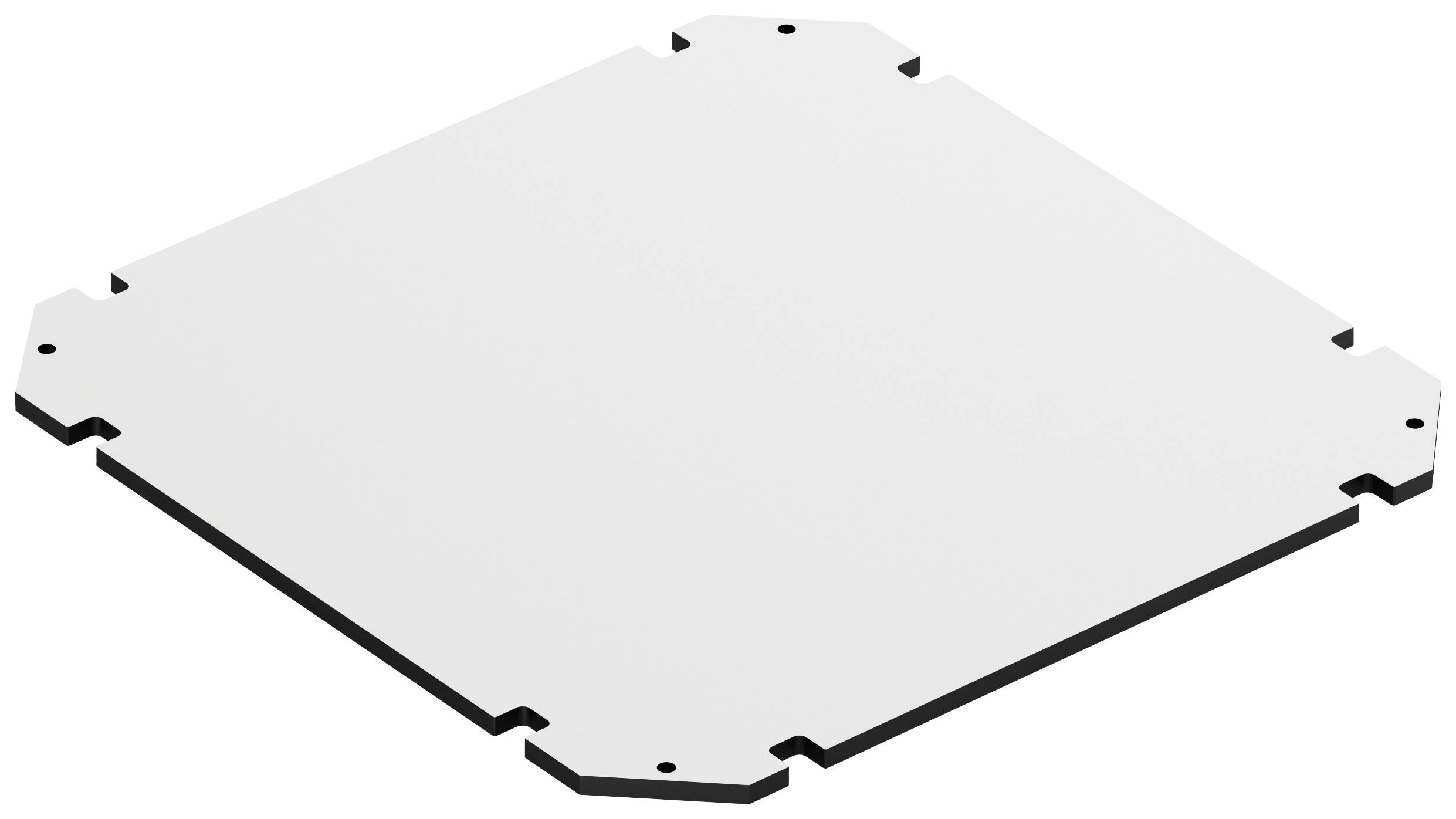 Spelsberg GEOS MPI-3030 72000301 Plaque de montage (L x l x H) 250 x 250 x 5 mm Isolante 1 pc(s)
