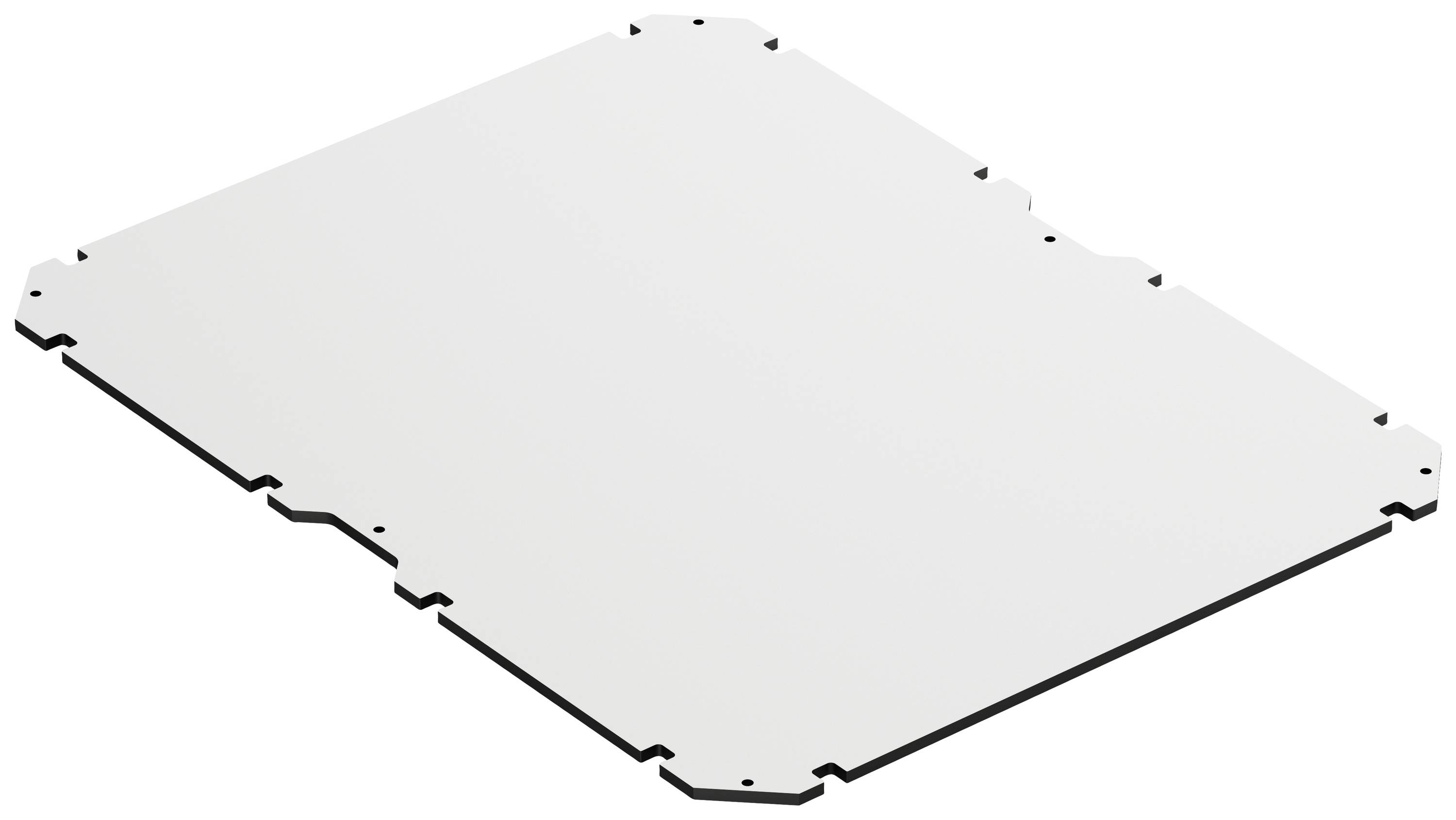 Spelsberg GEOS MPI-4050 72000501 Plaque de montage (L x l x H) 450 x 350 x 5 mm Isolante 1 pc(s)