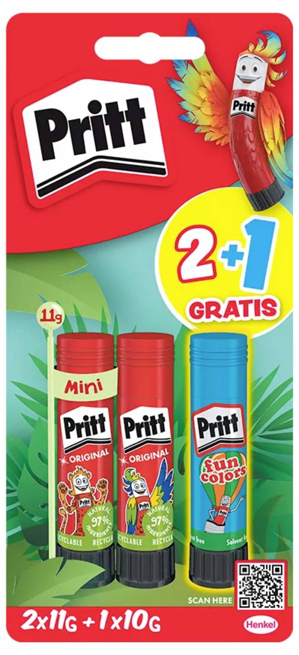 Pritt Bâton de colle   PBS3B 32 g