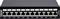 Un panneau de brassage avec 12 ports Ethernet, numérotés de 01 à 12, pour l'organisation et la connexion des câbles réseau.