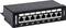 Panneau de brassage noir avec huit ports Ethernet, numérotés de 01 à 08. À droite est inscrit 'Cat6A'.