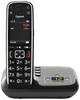 Gigaset E720A DECT, GAP, Bluetooth® Téléphone sans fil répondeur téléphonique, babyphone, Bluetooth, fonction mains libres, avec combiné, avec socle, signal d'appel optique, compatible avec les appareils auditifs noir
