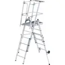 MUNK Günzburger Steigtechnik 52534 aluminium Echelle à plate-forme montage avec outils Hauteur de travail (max.): 3.58 c
