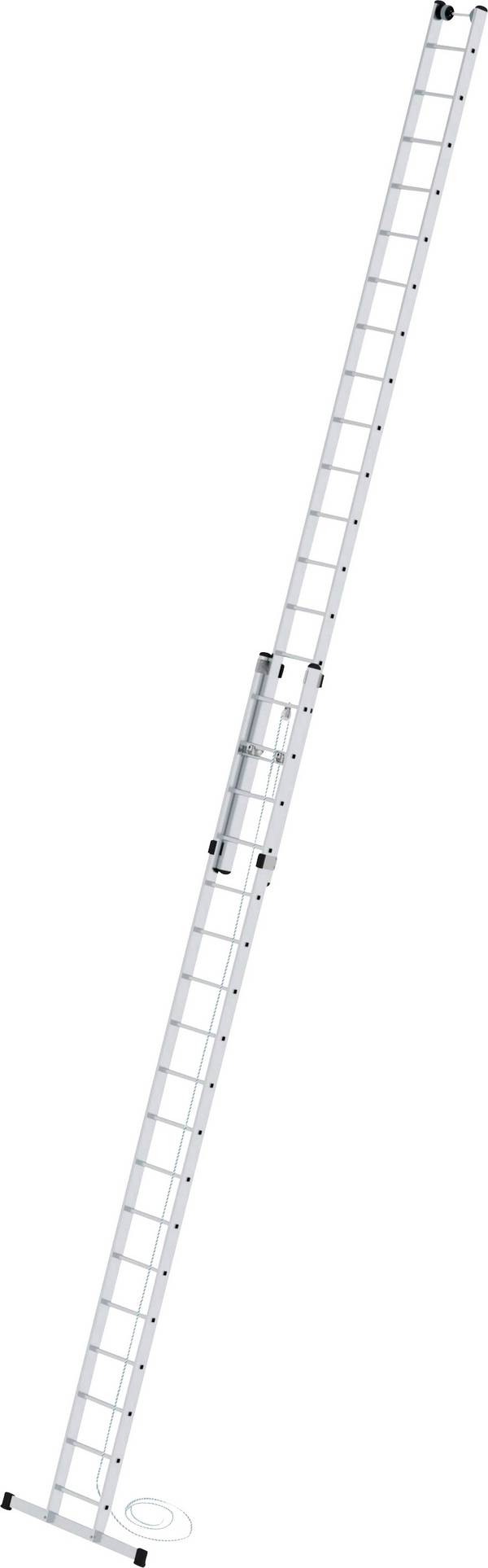 MUNK Günzburger Steigtechnik 21718 aluminium Echelle coulissante à corde montage avec outils Hauteur de travail (max.): 10.3 m