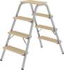 MUNK Günzburger Steigtechnik 39004 métal (thermolaqué) Escabeau double montage avec outils Hauteur de travail (max.): 2.8 m 11 kg