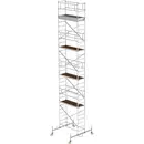 MUNK Günzburger Steigtechnik 154845 aluminium Echafaudage roulant montage sans outils Hauteur de travail (max.): 10.5 m