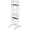 MUNK Günzburger Steigtechnik 154545 aluminium Echafaudage roulant montage sans outils Hauteur de travail (max.): 7.5 m