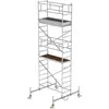MUNK Günzburger Steigtechnik 154445 aluminium Echafaudage roulant montage sans outils Hauteur de travail (max.): 6.5 m
