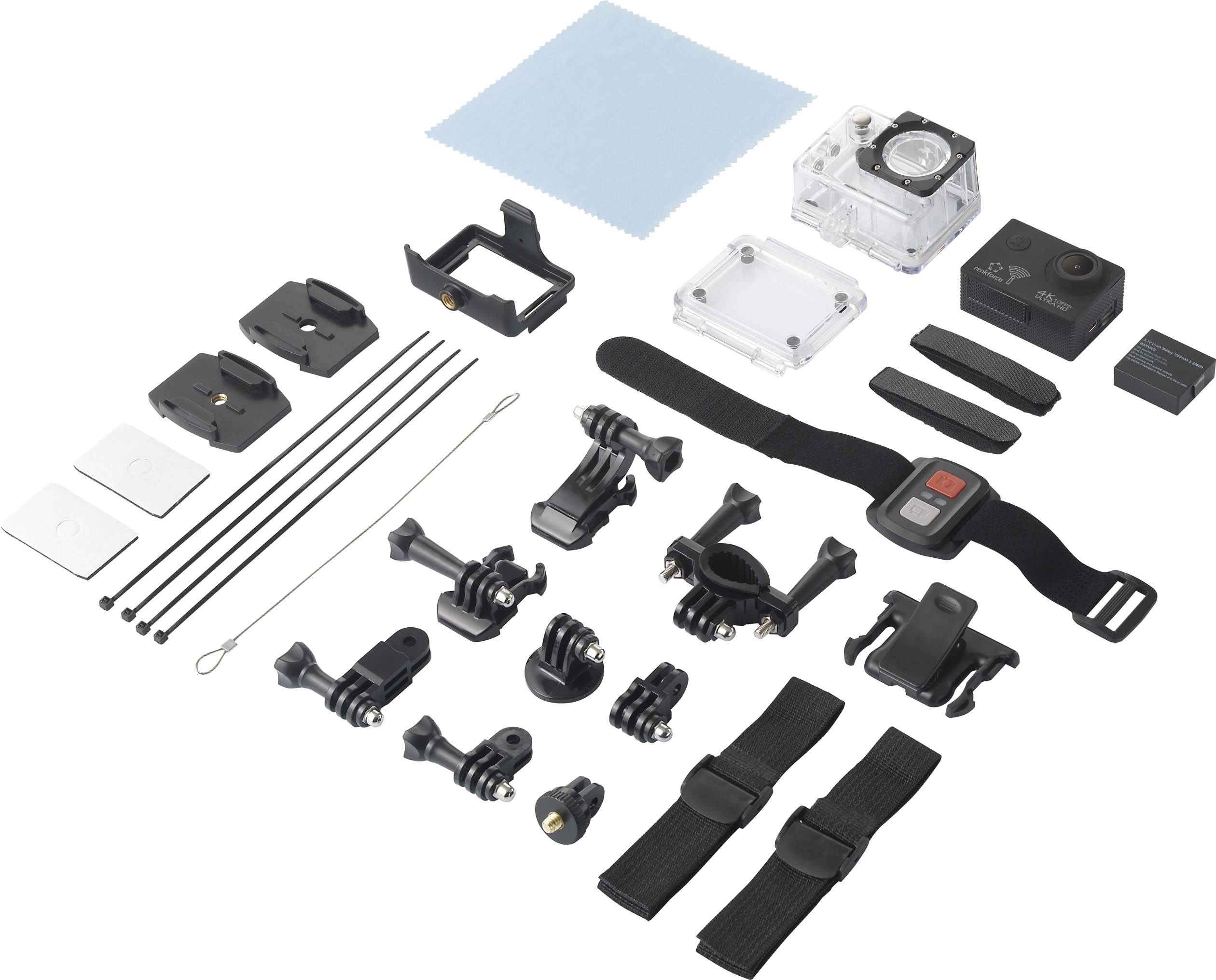 Caméra sport Renkforce AC4K 120 4K, Full HD, Stabilisation d'image-5