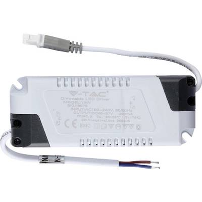 V-TAC 8075 18W Driver LED     blanc