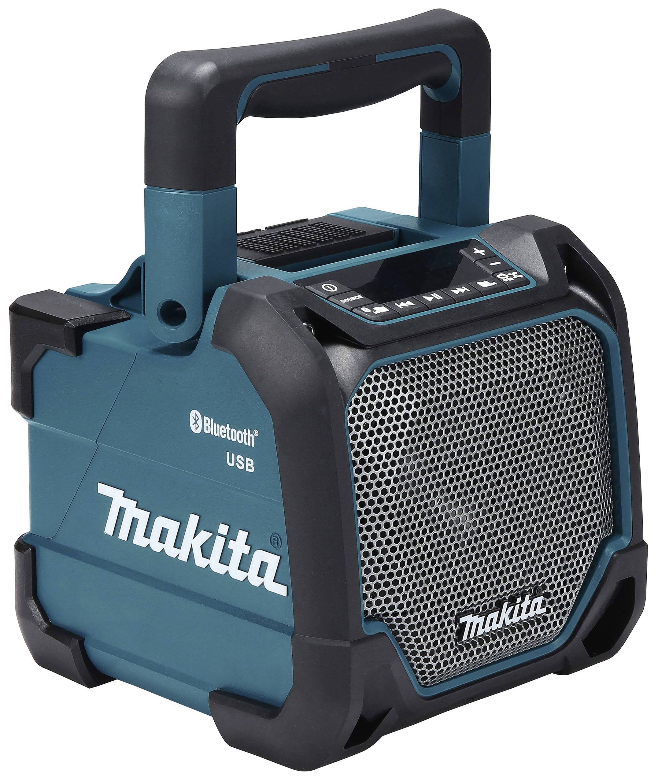 Makita DMR202 Enceinte Bluetooth protégée contre les projections d'eau, anti-chocs turquoise, noir-6