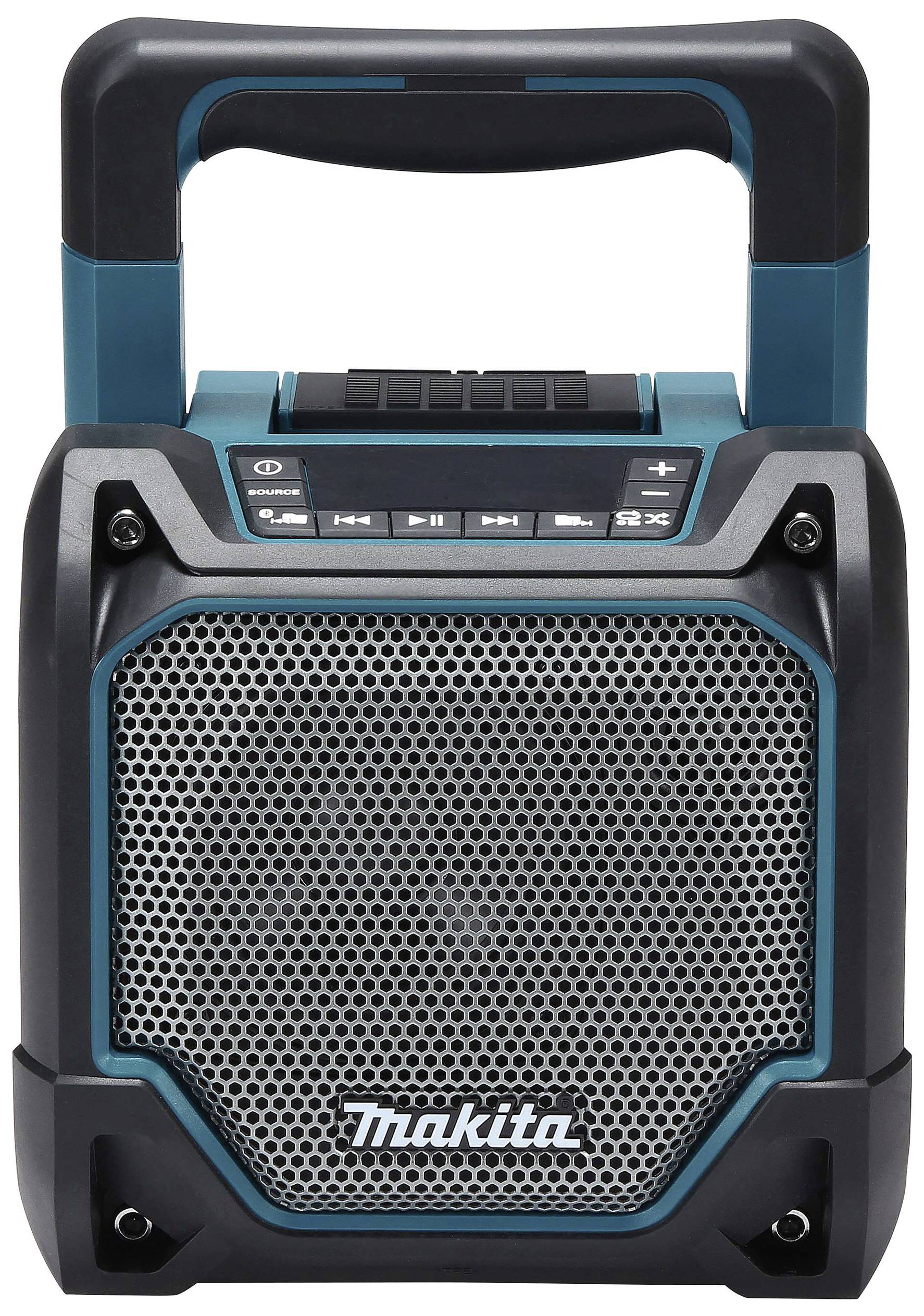 Makita DMR202 Enceinte Bluetooth protégée contre les projections d'eau, anti-chocs turquoise, noir-7