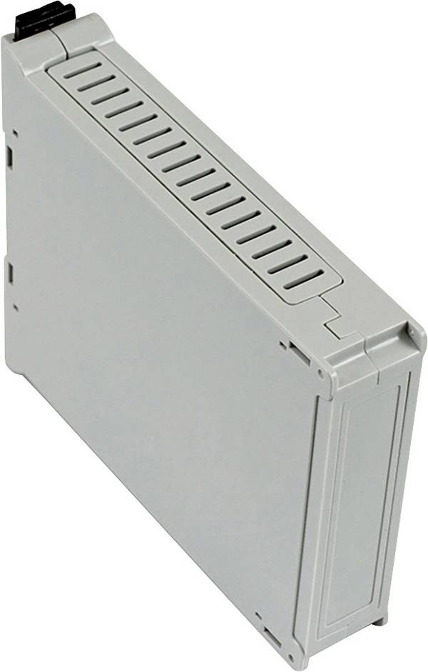 Hammond Electronics Boîtier pour rail 90 x 23 x 118 Polycarbonate gris clair 1 pc(s)