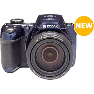 Kodak AZ528 Appareil photo numérique 16 Mill. pixel Zoom optique: 52 x bleu minuit avec accu, flash stabilisation d'imag