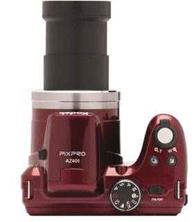 Kodak AZ401-RED Appareil photo numérique 16 Mill. pixel Zoom optique: 40 x rouge boîtier vidéo Full HD, stabilisation d'-2