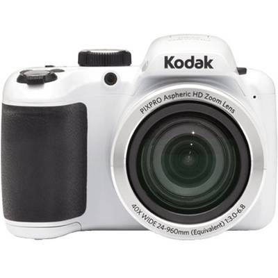 Kodak AZ401-WH Appareil photo numérique 16 Mill. pixel Zoom optique: 40 x blanc boîtier vidéo Full HD, stabilisation d'i