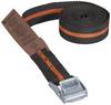 TOOLCRAFT Sangle d'arrimage Force de traction LC : arrimage plaquant (simple/direct)=125 daN (L x l) 2.5 m x 25 mm à boucle