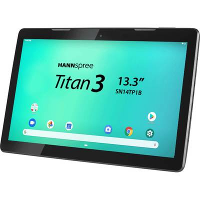 Tablette Android Hannspree Titan 3 WiFi 16 GB noir 33.8 cm (13.3 pouces) 1.5 GHz ARM Cortex Android™ 9.0 1920 x 1080 Pix