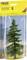 Modèle d'arbre de sapin emballé à l'échelle 1:87 pour l'aménagement paysager de train miniature, sur un fond d'image de paysage.