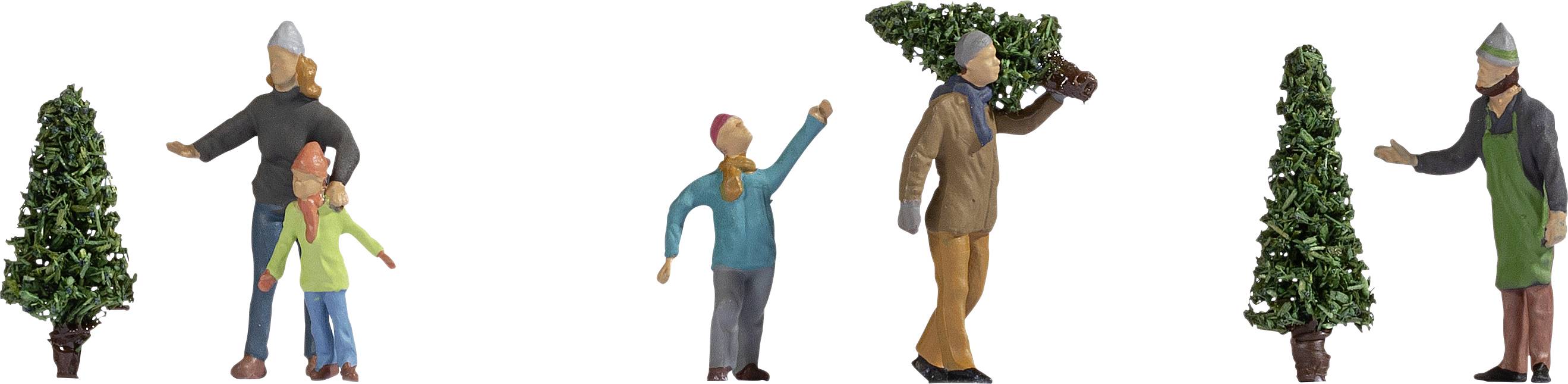 NOCH TT Vente de sapin de Noël peint, debout
