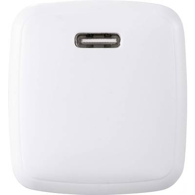 VOLTCRAFT UC-1XCX001 Chargeur USB 18 W USB-C® femelle blanc pour prise murale USB Power Delivery (USB-PD)-1