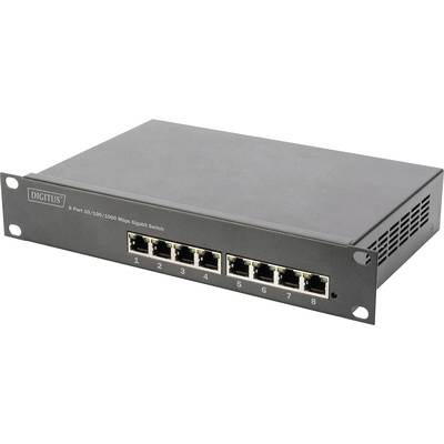 Digitus DN-95331 Switch réseau RJ45 10 / 100 / 1000 MBit/s IEEE 802.3af (12.95 W), IEEE 802.3at (25.5 W)