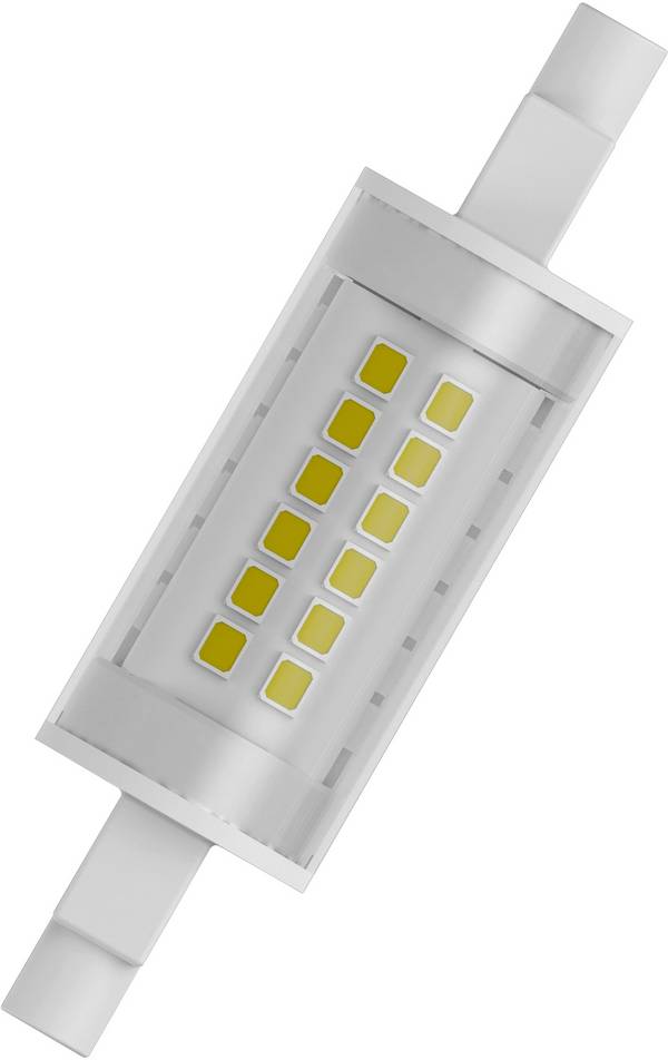 OSRAM HOMELIGHTING 4058075432710 LED CEE E (A - G) R7s forme de cône 7 W = 60 W blanc chaud (Ø x H) 20 mm x 50.0000 mm  1 pc(s)