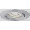 Paulmann 94296 EBL Nova mini Coin Luminaire à LED encastrable LED LED intégrée 4 W aluminium